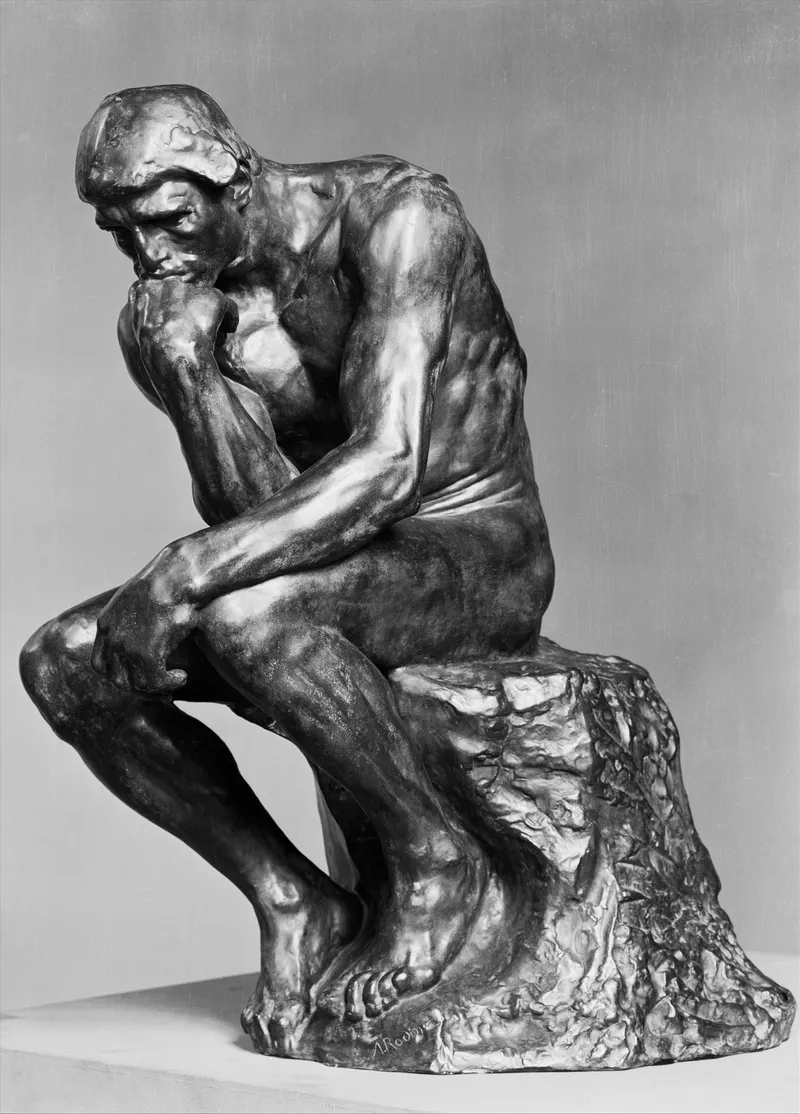 The Thinker by Auguste Rodin
